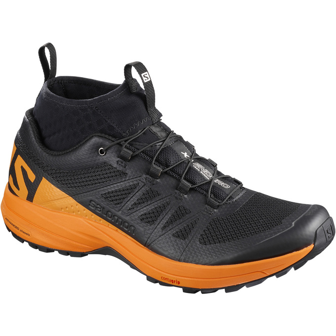 Zapatillas Trail Running Salomon Hombre Negras / Naranjas - Salomon Argentina XA ENDURO ,412076-WRB